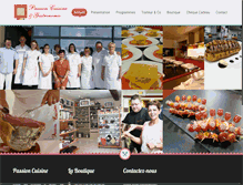 Tablet Screenshot of passion-cuisine.com